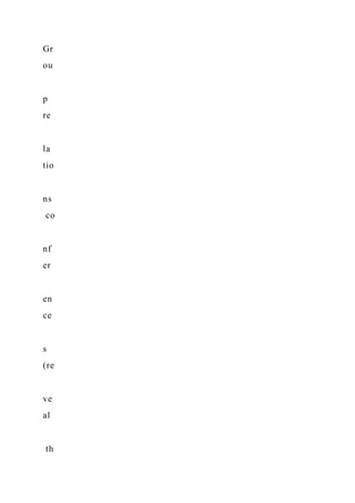 Gr
ou
p
re
la
tio
ns
co
nf
er
en
ce
s
(re
ve
al
th
 