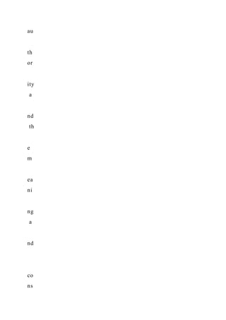 au
th
or
ity
a
nd
th
e
m
ea
ni
ng
a
nd
co
ns
 