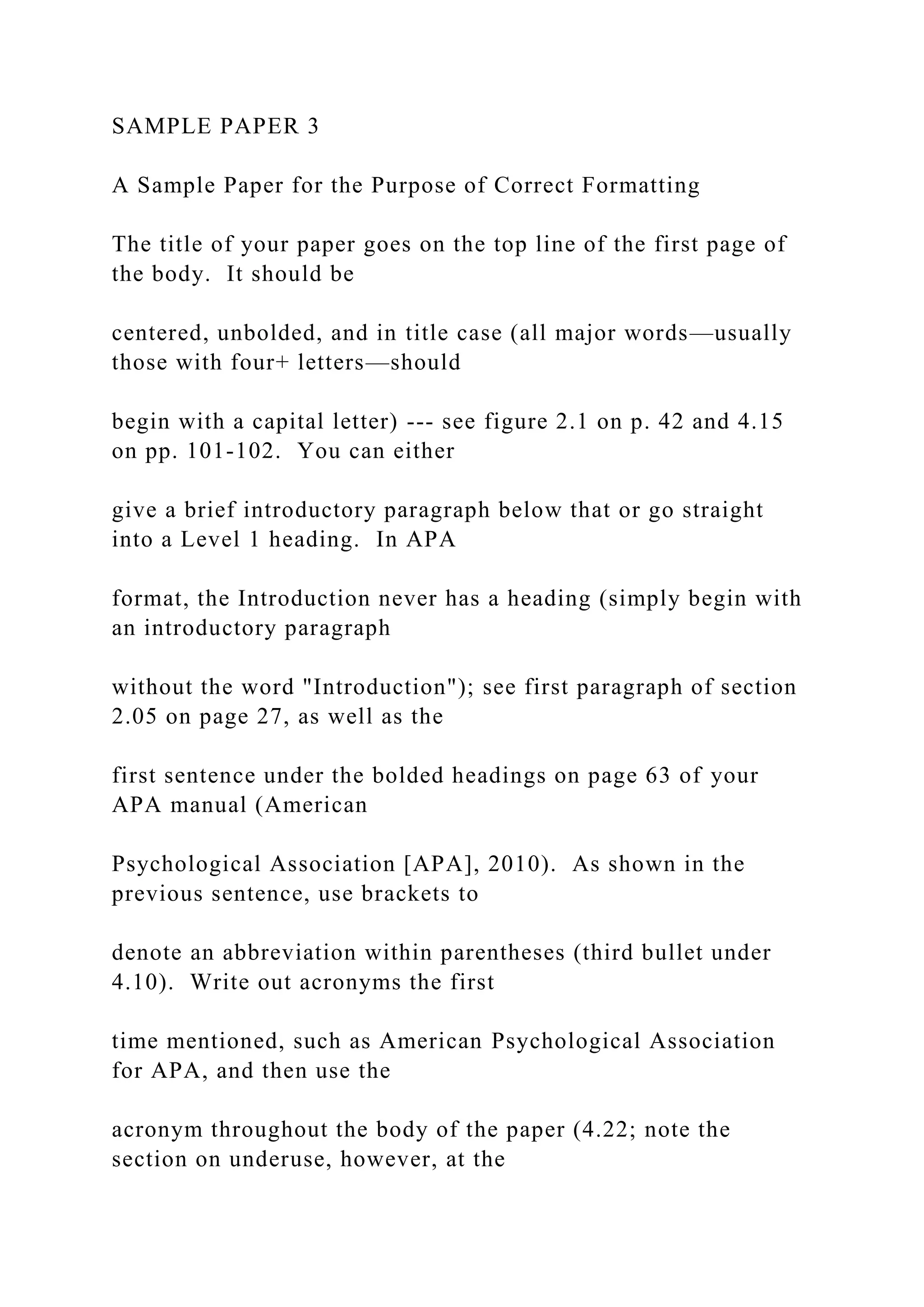 Running head SAMPLE PAPER 1 A Sample Paper for the Purpos.docx