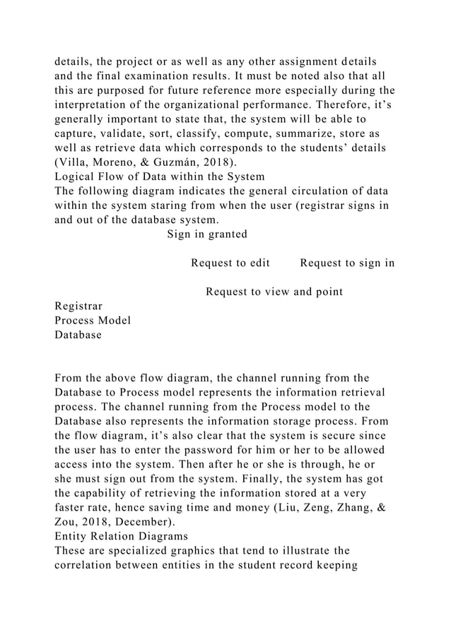 Running Head STUDENT RECORD KEEPING SYSTEM DATABASE PROJECT 1.docx