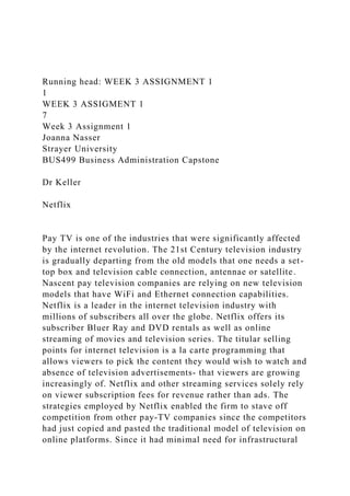 Running head WEEK 3 ASSIGNMENT 1 1WEEK 3 ASSIGMENT 17We.docx