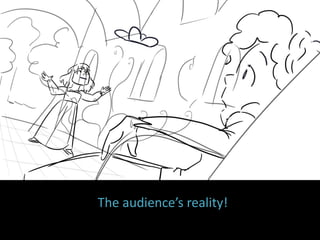 The audience’s reality!
 