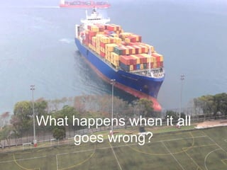 What happens when it all
goes wrong?
 