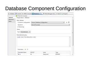 Database Component Configuration
 