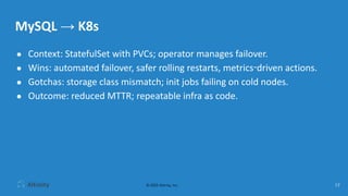 Running Non-Cloud-Native Databases in Cloud-Native Environments ...