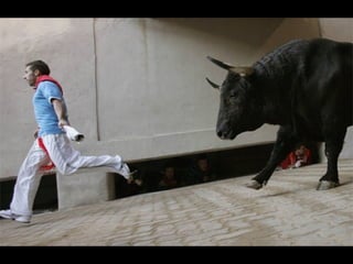 Running Of The Bulls  -  Pamplona, Spain