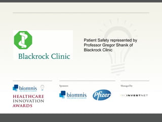 FACC, Cardiologist, Cleveland Clinic (US) Patient Safety represented by Professor Gregor Shanik of Blackrock Clinic 