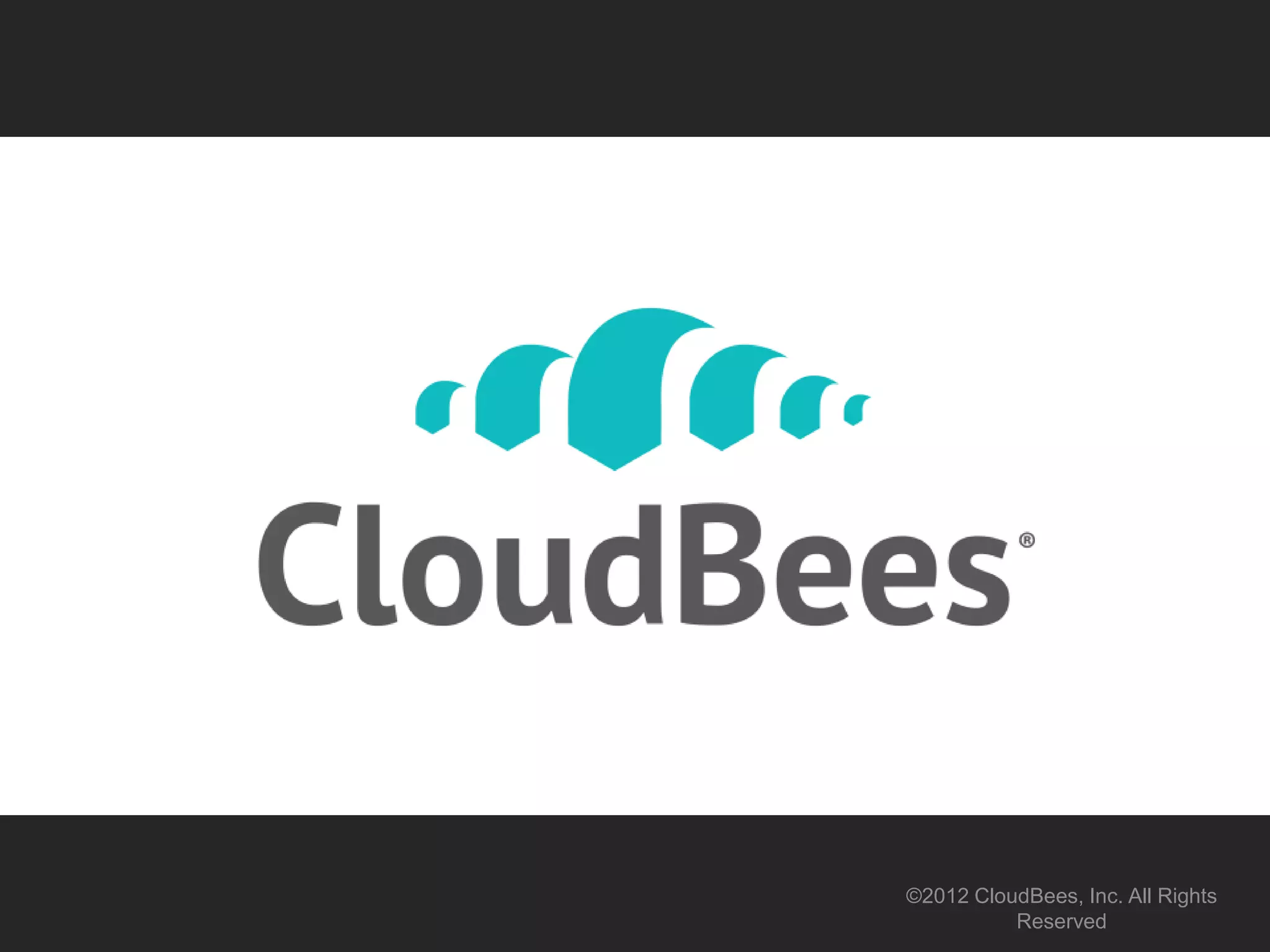 ©2012 CloudBees, Inc. All Rights
          Reserved
 