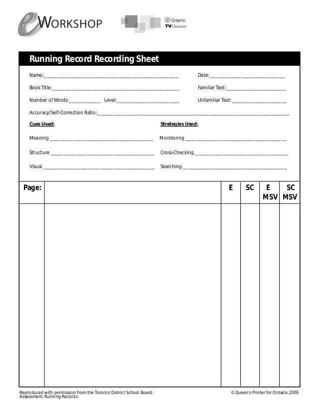 famous blank running record template photos example resume blank running record form