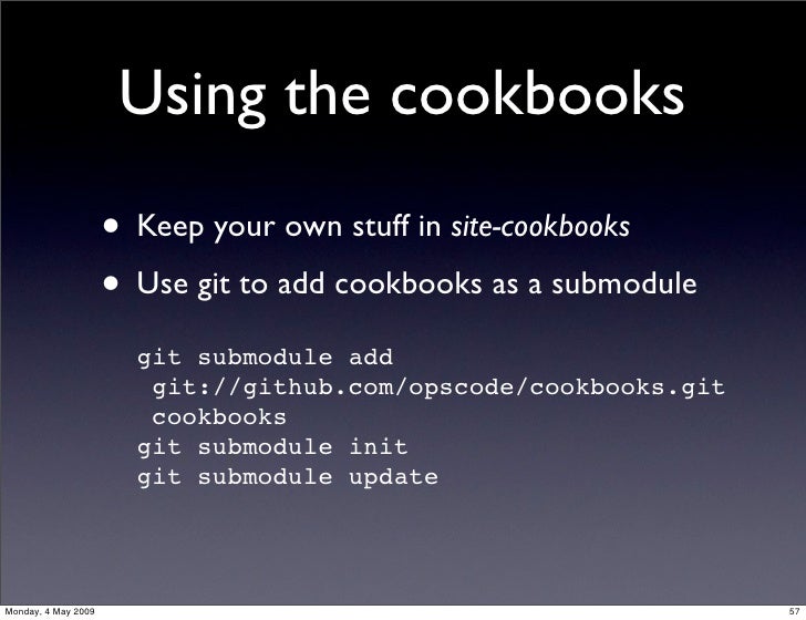 Docker and configuration management Running The Show Configuration Management With Chef ...