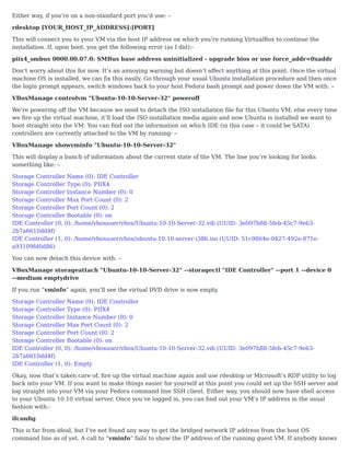 Running virtual box from the linux command line | PDF