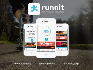www.runnit.co | joe@runnit.co | @runnit_appwww.runnit.co | joe@runnit.co | @runnit_app
 