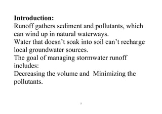 Runoff management and Flood Control | PDF