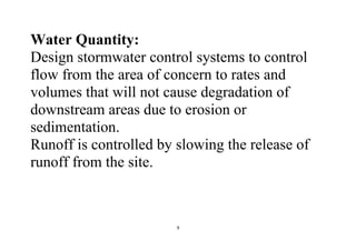 Runoff management and Flood Control | PDF