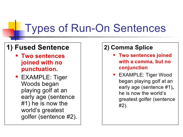 32 Fragments Comma Splices And Fused Sentences Worksheet