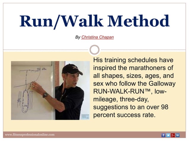 Run or walk method | PPT