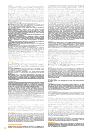 Orange TV
Orange TV debe contratarse conjuntamente con las ofertas de acceso a internet + llamadas con
Línea Orange, Packs Love, o bien con tarifas de móvil postpago, con todos los condicionantes
explicados para las mismas. Incluye el pack Cine y Series y/o el pack Fútbol según se haya
contratado + servicio Multidispositivo sin coste adicional + Videoclub de estreno con coste según
contenido. Orange TV en el móvil o con packs Love incluye 1GB de navegación para tu tarifa
móvil, una vez consumido el GB, la navegación asociada a Orange TV computará en tu tarifa de
datos. Para chequear la disponibilidad concreta de la oferta o tarifa contratada con Orange TV
consulta en tu punto de venta.
Orange TV Cine y Series: Incluye más de 30 canales temáticos, más TV a la carta. Coste:
12,95€/mes. Hasta el 30 de noviembre de 2016 los nuevos clientes que contraten un Pack
Love Sin Límites o un Pack Love Familia Sin Límites (línea móvil y línea fija) conjuntamente con
Orange TV, en su opción Cine y Series (anteriormente denominada Canales Temáticos), o ya
clientes de fijo y/o móvil Orange que contraten un Pack Love Sin Límites o un Pack Love Familia
conjuntamente con Orange TV, en su pack Cine y Series, disfrutarán de un descuento de 5€ en
la cuota mensual de Orange TV, la cual se quedará en 7,95€/mes.Este descuento será aplicado
durante 12 meses prorrogables desde la activación del servicio y siempre y cuando mantenga sus
condiciones de Tarifa. En caso de que no se prorrogue tras los primeros 12 meses de aplicación
Orange lo comunicará a los clientes.
Los clientes que tengan Orange TV con el pack Cine y Series podrán acceder a:
Wuaki Selection: que ofrece un catálogo de más de 4000 contenidos de cine y series, ahora en
promo para los clientes que la contraten del 1 al 30 de noviembre de 2016, disfrutarán de sus
contenidos por 0€/mes durante un mes desde la activación del servicio.
Cuota mensual finalizada la promo indicada, 4,99€/mes precio definitivo. No disponible para
clientes de Orange TV móvil.
Orange TV Futbol: Para disfrutar de Partidos de Fútbol de LaLiga Santander, la Liga 1I2I3
(incluyendo los partidazos), el partido en abierto de Gol y la Copa del Rey) toda la temporada
2016/2017 por una cuota mensual de 9,95€/mes. No disponible para clientes de Orange TV móvil.
Por otro lado los clientes que tengan Orange TV ya sea con el pack Cine y Series y/o con el pack
Futbol podrán acceder, como ya se ha indicado a:
-El servicio de Videoclub de estreno tiene un coste: estrenos 4,84€ películas catálogo tipo A 2,42€
películas catálogo tipo B 1,21€ adulto 5,45€
- Multidispositivo para determinados contenidos y descargándose la aplicación de los Market
correspondientes o de www.orange.es, el Cliente podrá seguir viendo los contenidos emitidos
por Orange TV en su PC, Tablet, o Smartphone hasta un máximo de 5 dispositivos diferentes
(incluyendo el descodificador) y siempre y cuando éstos sean compatibles a nivel hardware y
software.
- Además podrán acceder contratando específicamente y con la cuota mensual que tenga en ese
momento los siguientes opciones Premium denominadas Canales a la Carta:
Cazavisión: Con los mejores contenidos en caza y pesca, por un precio de 6€/mes. No disponible
para clientes de Orange TV móvil.
Series–Series Xtra (anteriormente denominado Canal+Series): Dos canales con las mejores series de
estreno por un precio de 5€/mes. No disponible para clientes de Orange TV móvil.
beIN Sports: la UEFA Champions League, la UEFA Europa League y más competiciones
internacionales de fútbol en Alta Definición por 10€/mes IVA incl.) Los clientes que contraten del 1 al
30 de noviembre como alta nueva beIN Sports junto con Orange TV, tendrán beIN Sports en promo
toda la temporada 2016/2017 por 5€/mes. No disponible para clientes de Orange TV móvil.
Promoción: Netflix 3 meses de regalo para clientes que contraten como alta nueva o ya sean
clientes de cualquier pack Love y además de Orange Televisión Cine y Series. Precio definitivo al
finalizar la promoción 9,99€.
Condiciones exclusivas para clientes de Orange TV con acceso a internet, ya sea ADSL, fibra, packs
Love con ADSL o packs Love con Fibra:
- Opción descodificador: Si el cliente elige esta opción, el cliente acepta la cesión del descodificador
propiedad de Orange incluido en la cuota, si el cliente al darse de baja no lo devolviera se le cobrará
una cantidad de hasta 70€ i.i.excluidos.
- cuota de alta: 42,35€ promocionada a 0€.
- instalación del servicio Orange TV (opcional para los clientes que lo soliciten) con un coste de 54,45€.
Ofertas de Fibra y packs Love con Fibra
Ofertas de Fibra
Oferta de Fibra 50Mb/50Mb por 25,95€/mes. Ahora en promo para contrataciones hechas del
1 al 30 de noviembre de 2016 durante 6 meses desde la activación del servicio por 16,95€/mes.
Mantenimiento línea no incluido en los precios de las cuotas mensuales de acceso a internet
anteriormente mencionadas, ni en promo ni fuera de ella, que tendrá siempre un coste mensual de
18,15€/mes.
Oferta de Fibra 300Mb/300Mb Por 12€/más al mes IVA incluido que la oferta de 50Mb, es decir
por 37,95€/mes. En promo para contrataciones hechas del 1 al 30 de noviembre de 2016, durante 6
meses desde la activación del servicio por 28,95€/mes.
Mantenimiento línea no incluido en los precios de las cuotas mensuales de acceso a internet
anteriormente mencionadas, ni en promo ni fuera de ella, que tendrá siempre un coste mensual de
18,15€/mes.
Acceso a internet: Incluye lo mismo que lo ya señalado para acceso a internet en los packs
Love, pero el acceso a internet se proporcionará a través de fibra óptica con ofertas simétricas de
50 y 300Mb (para las zonas de cobertura directa) Sujeto a cobertura adecuada de fibra en la zona
geográfica, edificio y en el propio domicilio del cliente. 50Mb o 300Mb reales en el acceso aunque la
velocidad de navegación podría ser inferior debido a limitaciones de Internet ajenas a la red de Orange
y a limitaciones de la red Wi-Fi.
Pack Love con Fibra
Love Esencial con Fibra 50Mb/50Mb por 46,95€/mes. Love Esencial con Fibra 300Mb/300Mb por
58,95€/mes. En promo para contrataciones hechas del 1 al 30 de noviembre de 2016, durante
3 meses desde la activación del servicio, por el precio de la de 50Mb, es decir por 46,95€/mes.
Love Sin Límites con fibra 50Mb/50Mb por 58,95€/mes. Love Sin Límites con fibra 300Mb/300Mb
por 58,64€/mes (70,95€/mes IVA incl.) En promo para contrataciones hechas del 1 al 30 de
noviembre de 2016, durante 3 meses desde la activación del servicio, por el precio de la de
50Mb, es decir por 58,95€/mes. Love Familia Esencial con Fibra 50Mb/50Mb por 64,95€/mes.
Love Familia Esencial con Fibra 300Mb/300Mb por 76,95€/mes. En promo para contrataciones
hechas del 1 al 30 de noviembre de 2016, durante 3 meses desde la activación del servicio, por
el precio de la de 50Mb, es decir por 64,95€/mes. Love Familia Sin Límites con Fibra 50Mb/50Mb
por 79,95 €/mes. Love Familia Sin Límites con Fibra 300Mb/300Mb por 91,95€/mes.Incl.) Ahora
en promo para contrataciones hechas del 1 al 30 de noviembre de 2016, durante 3 meses desde
la activación del servicio, por el precio de la de 50Mb, es decir por 79,95€/mes.
Para zonas de cobertura indirecta las ofertas disponibles de 30Mb tendrán un suplemento de 3€/
mes. es decir serán Love Esencial con Fibra 30Mb/5Mb por 49,95€/mes.)y Love Sin Límites con
Fibra 30Mb/5Mb por 61,95€/mes) y Love Familia Esencial con Fibra 30Mb/5Mb por 67,95 €/mes
y Love Familia Sin Límites con Fibra 30Mb/5Mb por 82,95 €/mes.
Las ofertas de Love Fibra tendrá las mismas características técnicas que las ya señaladas para
las ofertas Love ADSL salvo que el acceso a internet se proporcionará a través de fibra óptica
con ofertas simétricas de 50 y 300 Mb (para las zonas de cobertura directa) y de 30Mb/5Mb para
las zonas de cobertura indirecta.
Tu Experto Orange
Antiguamente denominado Tranquilidad Orange, proporciona servicios de Soporte informático
con asistencia 24h, ayuda experta y antivirus a todos tus dispositivos por 4,95€/mes compatible
con todas las ofertas de ADSL/ Fibra y packs Love ahora en promoción para contrataciones
hechas del 1 al 30 de noviembre de 2016 a 0€ durante 2 meses desde el alta. Con el servicio
Tu Experto Orange, puedes además hacer uso gratuito de los servicios de expertos en tiendas
Orange hasta 3 veces por mes, a partir del segundo mes. Durante el primer mes y a partir de la
cuarta cita por mes, estos servicios se cobrarán. Más info en orange.es o en tu tienda Orange.
Invita y Ahorra
Programa de Fidelización de Orange que premia a los ya clientes de ofertas de acceso a internet
con línea Orange (ya sea Fibra o ADSL), que consiguen que sus amigos o conocidos se den de
alta en las ya citadas ofertas Orange. No válido para segundas líneas. El ya cliente o invitante
recibirá un descuento que será de hasta 20€ si la oferta es de ADSL o es de fibra con cobertura
indirecta y hasta 60€ si la oferta es de fibra propia. La aplicación de los descuentos será de
hasta 10€ por factura y por amigo (hasta 15€ por factura y amigo si ha contratado fibra propia), a
partir del pago de la segunda factura del amigo invitado y siempre y cuando ambos sigan siendo
clientes de Orange. Descuento máximo 5 amigos al año. Los amigos recibirán siempre hasta 20€
de descuento. Más info en tu tienda y en www.orange.es/invitayahorra.
Tarifas para autónomos y empresas
Indicación de precios para Península y Baleares con y sin IVA (IVA 21%) y Canarias con y sin
IGIC (IGIC 7%). Consulte precios en otros territorios (Ceuta: IPSIC 10%; Melilla: IPSIM 4%).
Precios publicitados se muestran redondeados al alza con un solo decimal, tarificación con
4 decimales. Sujeto a Condiciones Generales Orange. Condiciones aplicables a las tarifas
móvil: Todas las tarifas se refieren a llamadas nacionales, son pospago y se sujetan a las
Condiciones Generales de Contratación de Orange. No se incluyen números de tarificación
especial (80X, 90X, y SMS/MMS Premium). Las llamadas realizadas a numeración 902 tendrán
un coste adicional de 0,5€/minuto (0,61€ con IVA, 0,54€ con IGIC) con coste establecimiento
de llamada (en adelante, CELL) de 0,15€/minuto (0,18€ con IVA, 0,16€ con IGIC). Tarificación
por segundos desde el primer segundo. Precio SMS nacional para tarifas sin bono SMS
implícito en tarifa: 0,1€/SMS (0,12€, con IVA; 0,1061€ con IGIC). Máximo de llamadas: 300
destinos diferentes/ciclo de facturación, y para el resto de llamadas nacionales: 0,18 cénts.€/
min. (21,78 cénts.€ con IVA y 16,26 cénts.€ con IGIC) y coste establecimiento de llamadas
0,1653€ (20 cénts.€ con IVA; 18 cénts.€ con IGIC). Para los límites de destinos contabilizan
todo tipo de llamadas y SMS. Tarifas de uso exclusivo clientes finales. Incompatibles con
la promoción 50% en tu factura. Para todas las tarifas precios no válidos para cualquier
transformación o conversión de llamadas o del tráfico, incluyendo el redireccionamiento de
llamadas a destinos distintos del número llamado ya sea fijo o móvil. Se tarificarán fuera
de los minutos gratuitos de las tarifas planas al precio específico indicado para llamadas
redireccionadas (sin la aplicación de ningún descuento o promoción). Salvo indicación
en contrario, estas tarifas no garantizan condiciones óptimas para el uso de servicios
de voz sobre datos o peer to peer. Consulta tarifa en www.orange.es. Para tarifas o
bonos con llamadas internacionales o en Roaming incluidas, ver listado de países en
www.orange.es (no se facturarán dentro de bono gratuito las llamadas internacionales o
desde el extranjero realizadas a destinos de tarificación especial, entendidos como tales
aquellos en los que el precio medio ofertado para una llamada nacional a ese destino
por operadores del país de destino, sea mayor al precio medio ofertado en llamadas a
fijos o móviles por los mismos operadores, según corresponda). Habilitación por defecto
del servicio de Roaming. El cliente podrá deshabilitar el servicio llamando al 1471. Las
tarifas de los servicios de correo, internet y navegación en el móvil están sujetos a
disponibilidad de red, velocidad limitada a cobertura. Las tarifas de servicios de correo
incluyen tráfico de datos 4G/4G+/3G/GPRS nacional. Las promociones se aplicarán a
partir de la 2ª factura excepto la promoción de los servicios Fibra Pro, que se aplicarán
en el momento de realizar la portabilidad y la oferta de líneas adicionales de sólo móvil
Máxima velocidad dependiendo de cobertura y disponibilidad de red de 7.2 Mbps, salvo
en tarifas con tecnología 4G. *Para disfrutar de 4G/4G+ debes estar en zona de cobertura
4G/4G+, disponer de un terminal 4G/4G+, de una SIM 4G y tener contratada una oferta
4G. Consulta ciudades con cobertura 4G/4G+ en www.orange.es.
Más Megas
Superado el umbral de navegación incluido en la tarifa, se aplicarán automáticamente bonos de 0.83€
(1€ IVA incl./0,89€ IGIC incl.) que darán derecho a 100MB adicionales. Será informado previamente
mediante SMS. La cantidad máxima de MB adicionales a su tarifa es de 30 tramos de 100 MB por
ciclo de facturación, es decir, 24,9 € (30€ IVA incluido). El cliente podrá dar de baja la tarificación por
tramos en datos y al alcanzar el límite de navegación podrá seguir utilizando el servicio pero la veloc.
bajará a 16kbps hasta su siguiente ciclo de facturación. No compatible con Love Negocio.
Tarifas solo tarjeta o SIM
Incompatibles con la promoción 50% en tu factura. Sin Compromiso de Permanencia para altas y
portabilidades que se den de alta en una tarifa sólo sim sin terminal o con terminal con pago único sin
precio promocional. Compatibles con adquisición de terminales con pago único o venta a plazos. Si
adquiere terminal con venta a plazos de Orange CP en la tarifa que tenga contratada durante el mismo
plazo que nº de cuotas mensuales haya de abonar para completar el pago de su terminal. Consulte
condiciones venta a plazos.
Delfín Pro (4G*): 27,3€/mes (32,95€ con IVA; 29,14€ con IGIC). Llamadas ilimitadas a fijos y móviles
nacionales (300 destinos dif). Bono SMS nacional ilimitados incluido. Navegación a máx.vel. de 3GB.
Incluye Tranquilidad.
Ballena Pro 100 (4G*): 22,3€/mes (26,95€ con IVA; 23,83€ con IGIC), 100 minutos a fijos y móviles
nacionales 24 horas (300 destinos dif). Bono SMS nacional ilimitados incluido. Navegación a máx.vel.
de 6GB. Incluye Tranquilidad
Ballena Pro (4G*): 35,5€/mes (42,95€ con IVA; 37,98€ con IGIC). Llamadas ilimitadas a fijos y móviles
nacionales (300 destinos dif). Bono SMS nacional ilimitados incluido. Navegación a máx.vel. de 6GB.
100 minutos y 100 MB en Roaming (Zona 1). Incluye Tranquilidad.
Tucán Pro: 20,5€ (24,81 con Iva ; 21,99€ con IGIC). Llamadas ilimitadas a fijos y móviles (300 destinos
dif línea/mes) Navegación a máx.vel. de 1,5GB. Bono SMS nacional ilimitados incluido
MultiSIM
Promoción 1,65 €/mes (2€/mes IVA incl.): cuota promocional válida para altas de MultiSIM realizadas
entre el 01/11/2016 hasta el 30/11/2016 . Esta cuota aplicará durante 24 meses (sin compromiso de
permanencia) y desde la segunda factura posterior al alta de MultiSIM. Transcurridos los 24 meses
la cuota será de 3,4 €/mes (4 €/mes IVA incl., 3,54€ con IGIC) y cuota de activación del servicio 2,5€
por sim adicional (3€ con IVA, 2,65€ con IGIC). Incluye hasta 4 SIM adicionales para compartir los
minutos y datos de la tarifa asociados a un mismo número. El consumo de datos y minutos será la
suma del efectuado con la línea principal y las 4 MultiSIM Compatible con todas las tarifas 4G/4G+
(excepto 4G de Orange en tu negocio, 4G en tu oficina), Servicio NFC, envío y recepción SMS, MMS
disponible sólo en la línea principal. Si se activa el Roaming para una sim, se activará para todas (SIM
principal y todas las MultiSIM)
Bono SMS ilimitados
Sin coste de activación. Cuota mensual de 0,83€ (1€ con IVA; 0,89€ con IGIC).Renovación
automática.
Go Europe
Precio navegación 0,83€/100 MB (1€ con IVA; 0,89€ con IGIC) por día de uso en UE y AEE. Cuota
válida para día natural hasta las 23:59 horario peninsular Superados los MB incluidos se cobrará
una nueva cuota. Precio voz: 1€/60 min (1€ con IVA; 0,89€€ con IGIC) por día de uso en UE y AEE.
Los 60 minutos incluyen llamadas realizadas y/o recibidas. Cuota válida para día natural hasta las
23:59 horario peninsular. Superados los minutos o el tiempo se cobrará una nueva cuota. Excluida
numeración Premium. Consulta destinos en www.orange.es
Llamadas internacionales
De forma adicional podrá contratar por 0.83 cént.€/mes (1€ con IVA; 0.89 cént.€ con IGIC), 300 min/
mes a 60 destinos internacionales (ver listado de países en www.orange.es) Superado el límite de
min y/o destinos se facturarán de según tarifas internacionales vigentes. No compatible con tarifa
Love Negocio Esencial
Mi Fijo Pro
Incluye llamadas ilimitadas 24horas a fijos y móviles nacionales y máximo 300 destinos diferentes
por líneas y mes (incluyen CELL). Ahora en promo durante 6 meses desde la activación del
servicio por 12,36€/mes (14,95€/mes IVA incl./ 13,22 €/mes IGIC incl.) y precio definitivo después
de la promoción 14,9€/línea/mes (18€ con IVA; 15,92€ con IGIC) Si solicita desactivar llamadas
ilimitadas: cuota 10€/línea/mes (12,1€ con IVA; 10,7€ con IGIC), incluye 3.000 min a fijos
nacionales con límite de 300 destinos (incluyen CELL). Superado el límite de minutos o destinos,
tarifa a fijos y móviles nacionales: 24 cénts.€/min (29 cénts.€/min con IVA; 25,64 cénts.€/min con
IGIC) y CELL 0,1653€ (20 cénts.€ con IVA; 18 cénts.€ con IGIC). Las llamadas a números 901 y
704 están incluidas en la tarifa. El tráfico a otros números de tarificación especial (80x, resto 90X y
SMS/MMS premium) está excluido, así como el tráfico internacional o en Roaming. Incompatible
con la promoción 50% en tu factura. Sujeto a CP en operador por adquirir terminal a precio
promocional. Las llamadas efectuadas siempre mostrarán el número móvil. Numeración fija
nueva o portada. En caso de portabilidad de número fijo perteneciente a un grupo (por ejemplo,
en líneas RDSI), sólo se activa el número fijo solicitado, perdiendo el resto de la numeración
del grupo al que pertenezca si el operador de origen porta todo el grupo al que pertenezca el
número solicitado. Implica la pérdida por parte del cliente de cualquier servicio asociado a la línea
fija (ADSL, fax, datafonos, alarma.) y sólo compatible con teleasistencia con el equipo Orange
Gama 100. Las llamadas incluidas dentro de la tarifa plana desde el momento de la contratación
comenzarán a aplicarse desde las 00:00 horas del día.
Tranquilidad (móvil de préstamo y atención personalizada)
1,9€/mes (2,29 €/mes con IVA; 2,14€/mes con IGIC). Carencia de 1 mes en el servicio de reparación
a domicilio del terminal, durante este primer mes se cobrará una cuota de gestión de 18,15€ con IVA
(16,05€ con IGIC) por cada reparación. Más info en orange.es o en tu tienda Orange.
Tu Experto Orange
Incluye soporte informático con asistencia 24h, ayuda experta y antivirus. Compatible con todas las
ofertas de ADSL Pro/Fibra. Precio definitivo 4,1€/mes (4,95€/mes con IVA y 4,4€/mes con IGIC). El
servicio Tu Experto en tienda tiene un límite de 3 servicios/mes. Servicio gratuito con Love Negocio
Total+. Más info en orange.es o en tu tienda Orange
58
 