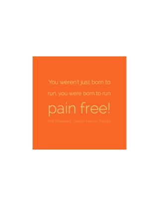 Run pain free - OET