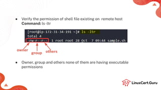 Run Shell Scripts on Remote Hosts - RHCE.pdf