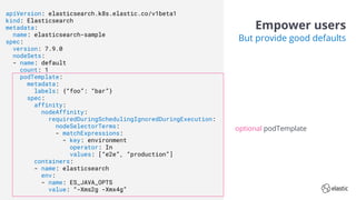 Run the elastic stack on kubernetes with eck | PDF