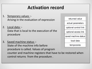 Run time administration | PPTX