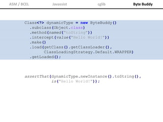 Making Java more dynamic: runtime code generation for the JVM | PPTX