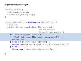 Making Java more dynamic: runtime code generation for the JVM | PPTX