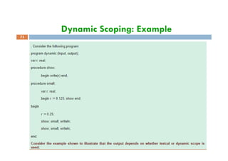 Run time storage | PDF