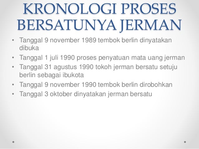 Bersatunya Jerman Dan Runtuhnya Paktawarsawa Bersatunya Jerman Dan Runtuhnya Paktawarsawa