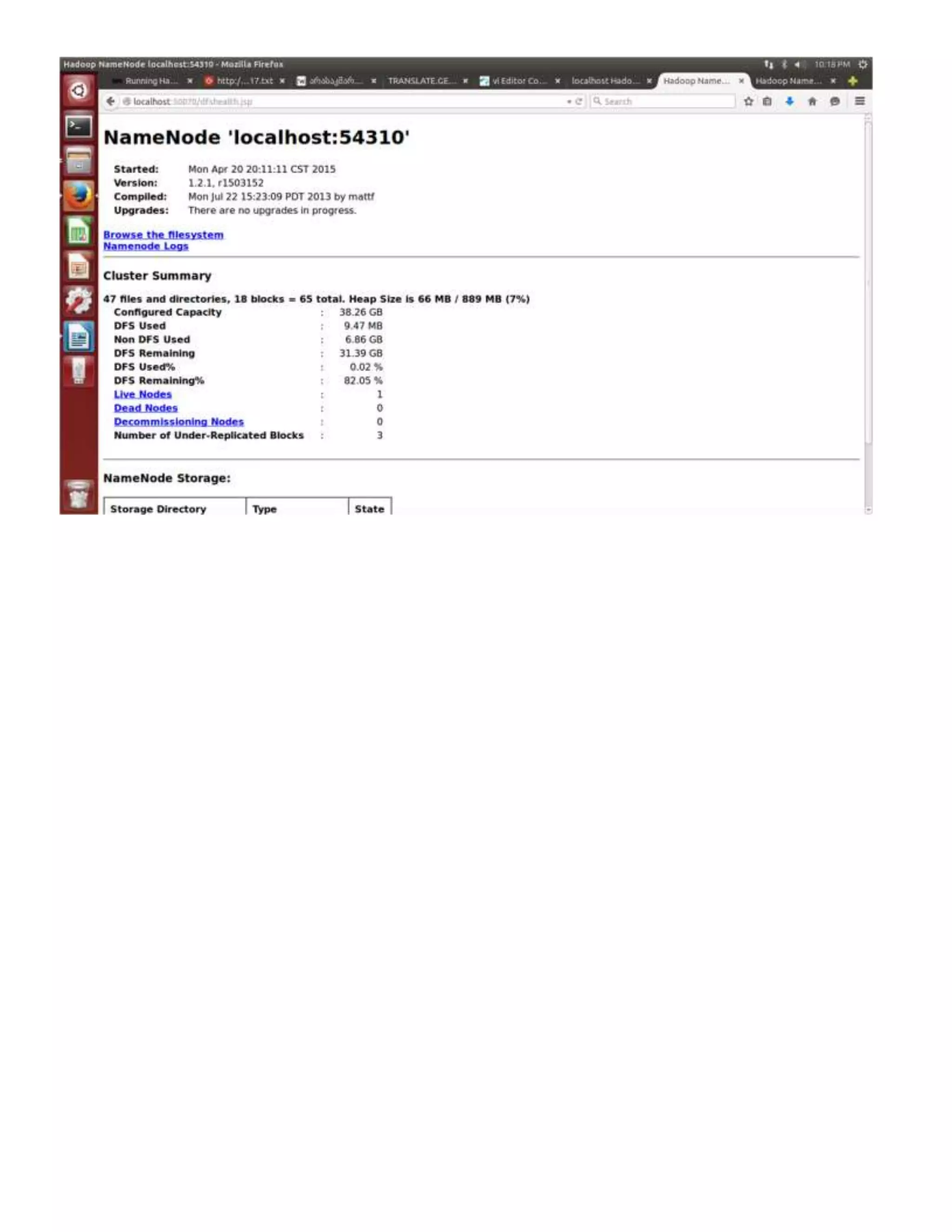 Run wordcount job (hadoop)