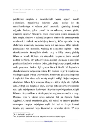 Runy - magia w Twoich rękach