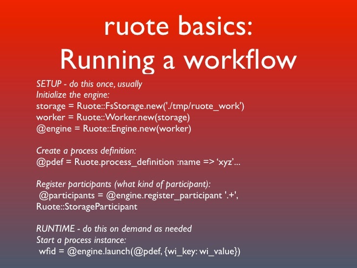 workflow ruby ruote a ruby workflow engine workflow ruby ruote a ruby workflow engine
