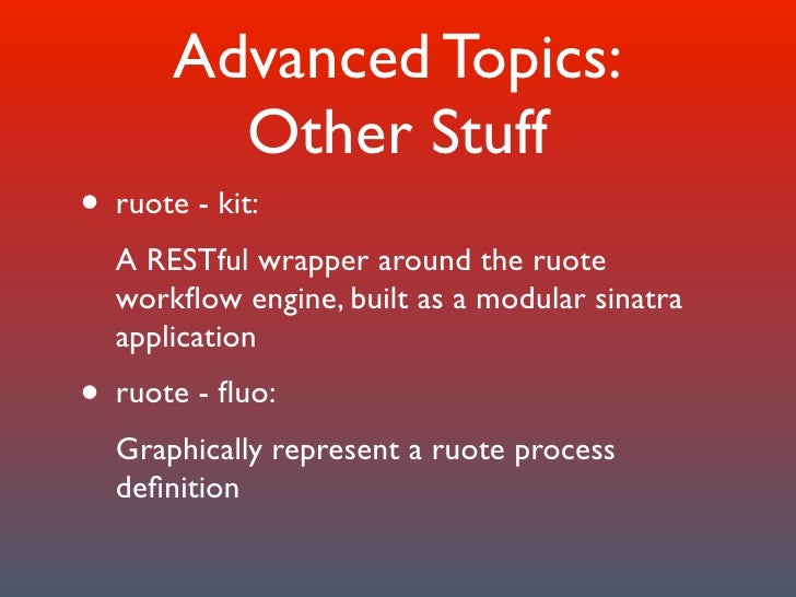 ruby workflow ruote a ruby workflow engine ruby workflow ruote a ruby workflow engine