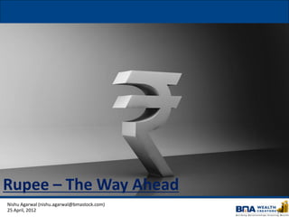 Rupee – The Way Ahead
Nishu Agarwal (nishu.agarwal@bmastock.com)
25 April, 2012
 