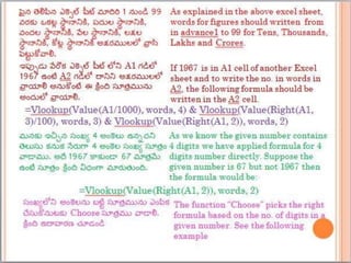 Excel formula for rupees in words