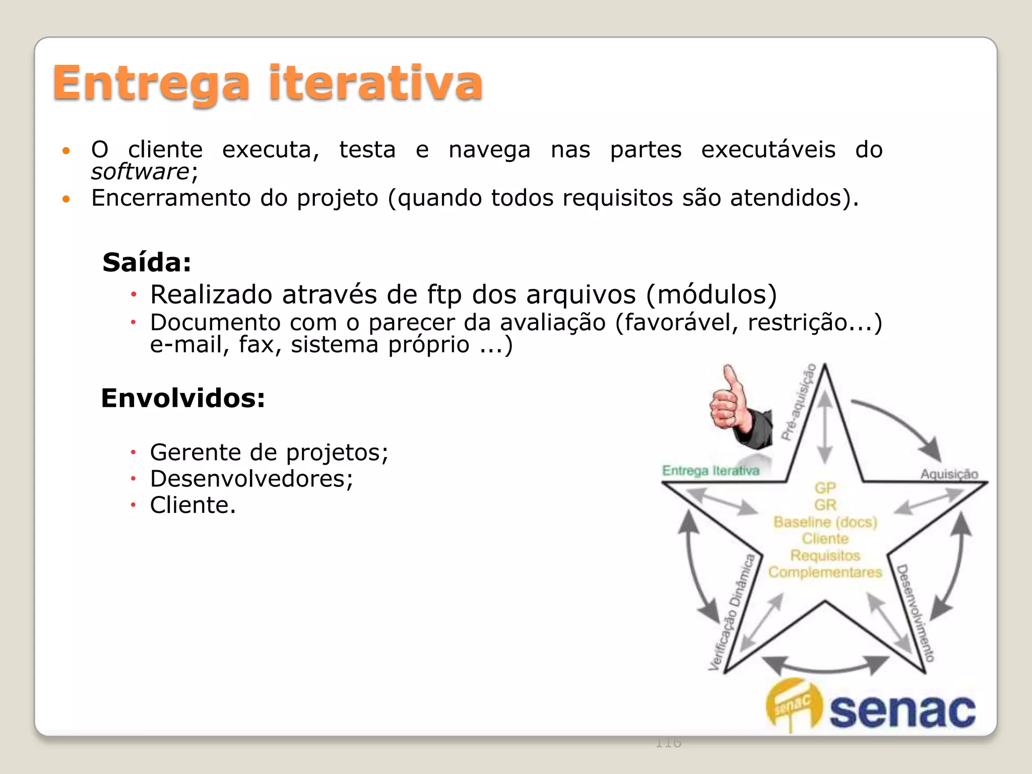 Modelo de processo da WebE58Iterativo e incremental
