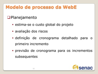 35Engenharia da Web “O desenvolvimento Web está na adolescência... Como a maioria dos adolescentes, quer ser aceito como adulto quando tenta se afastar de seus pais.  Se estiver caminhando para atingir todo o seu potencial, precisa aprender algumas lições do mundo mais maduro de desenvolvimento de software.”Doug Wallace