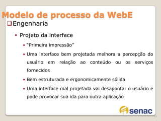 39Engenharia da Web – Piores práticasSeja burocráticoTestar?  Por que se incomodar?Siga o mesmo processo para qualquer WebApp