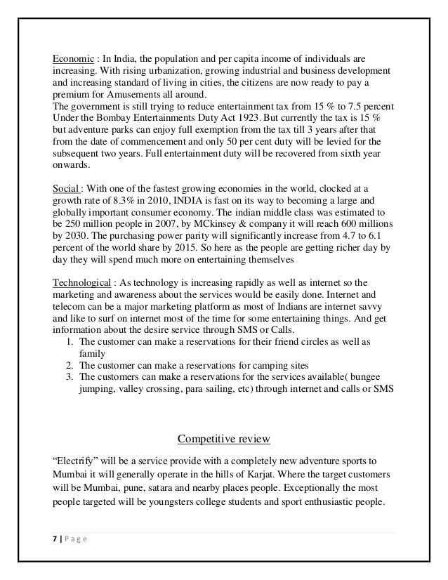 Events Company Business Plan Template