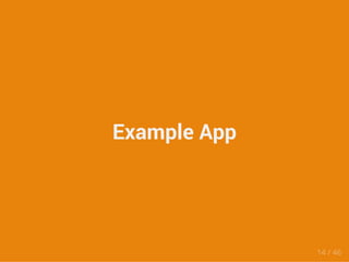 Example App 
14 / 46 
 