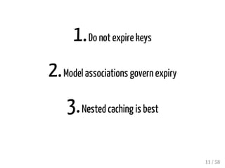 %P?EKCLR?AFGLE 
cache small pieces of information instead of full pages 
10 / 58 
 