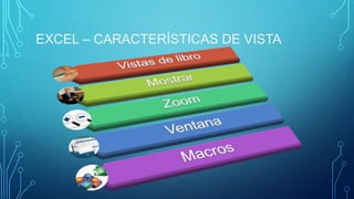 EXCEL – CARACTERÍSTICAS DE VISTA
 