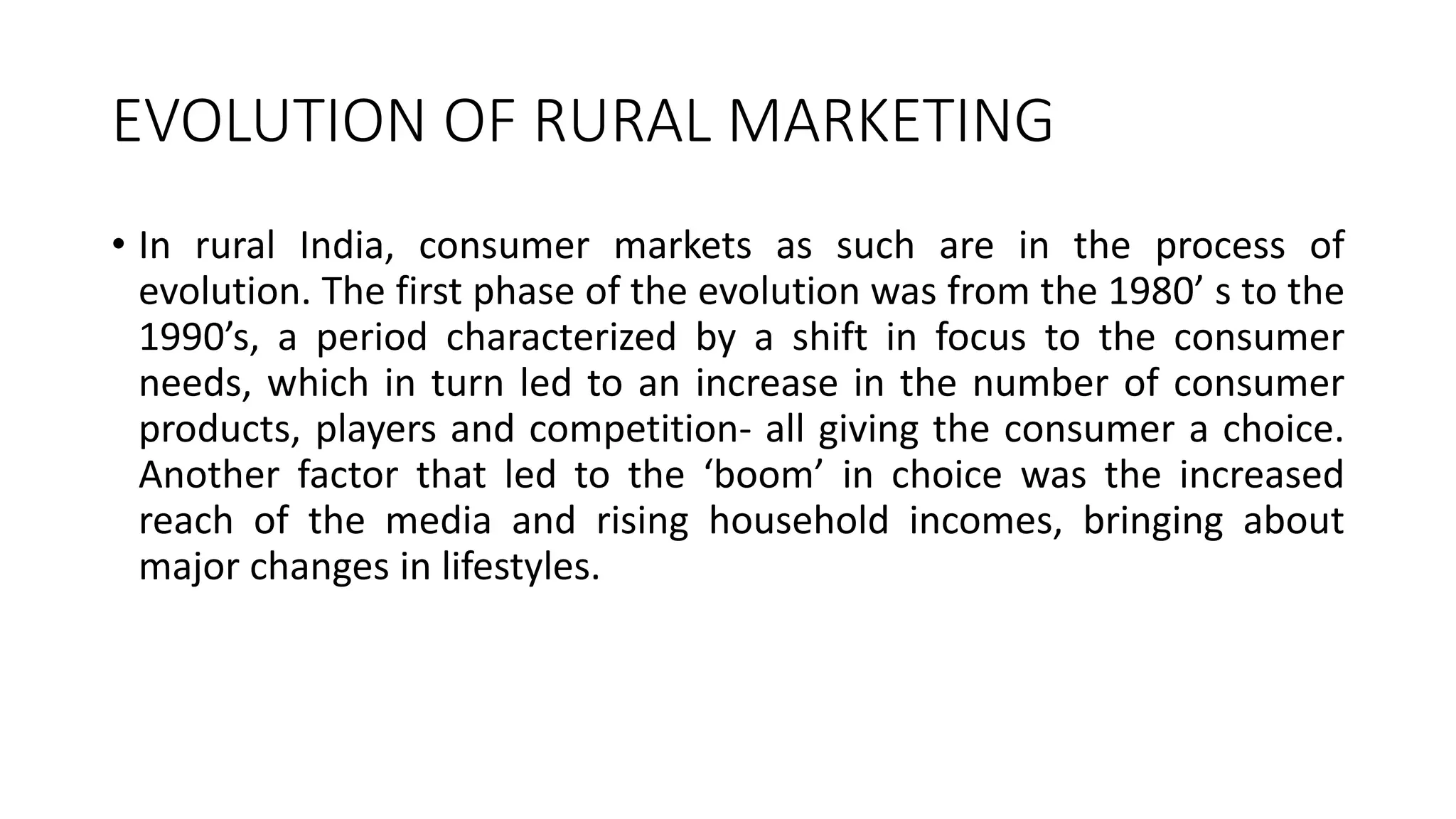 ROLE OF IT IN RURAL MARKETING | PPT
