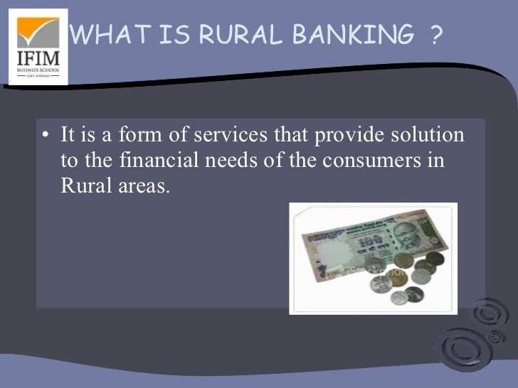 Rural Banking