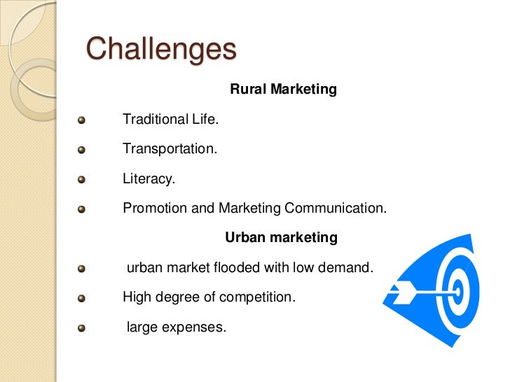 Rural and urban marketing comparetive analysis