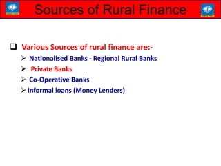 Rural banking in india | PPTX