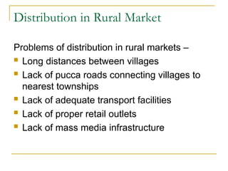 Rural Consumer Behavior & Distribution Strategies - Chapter 3.ppt