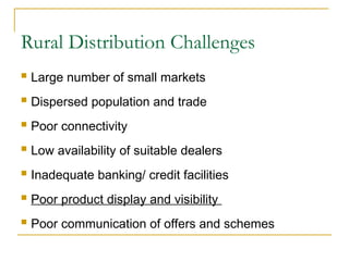 Rural Consumer Behavior & Distribution Strategies - Chapter 3.ppt
