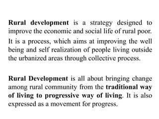 Rural development | PPTX