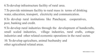 Rural development | PPTX